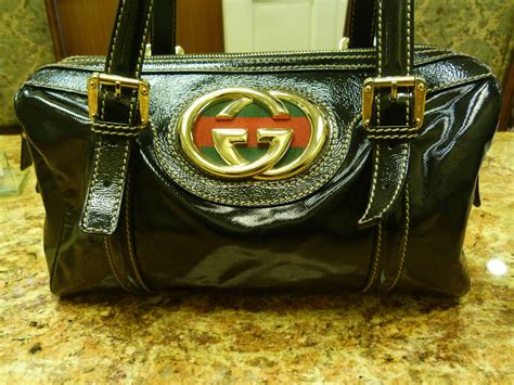 gucci purse bag black|authentic black Gucci purse.